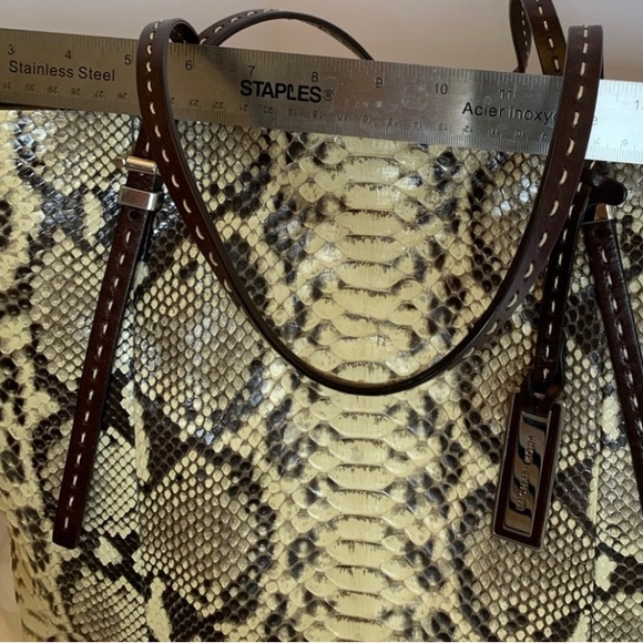 MK Collection phyton animal skin print bag - Picture 8 of 8